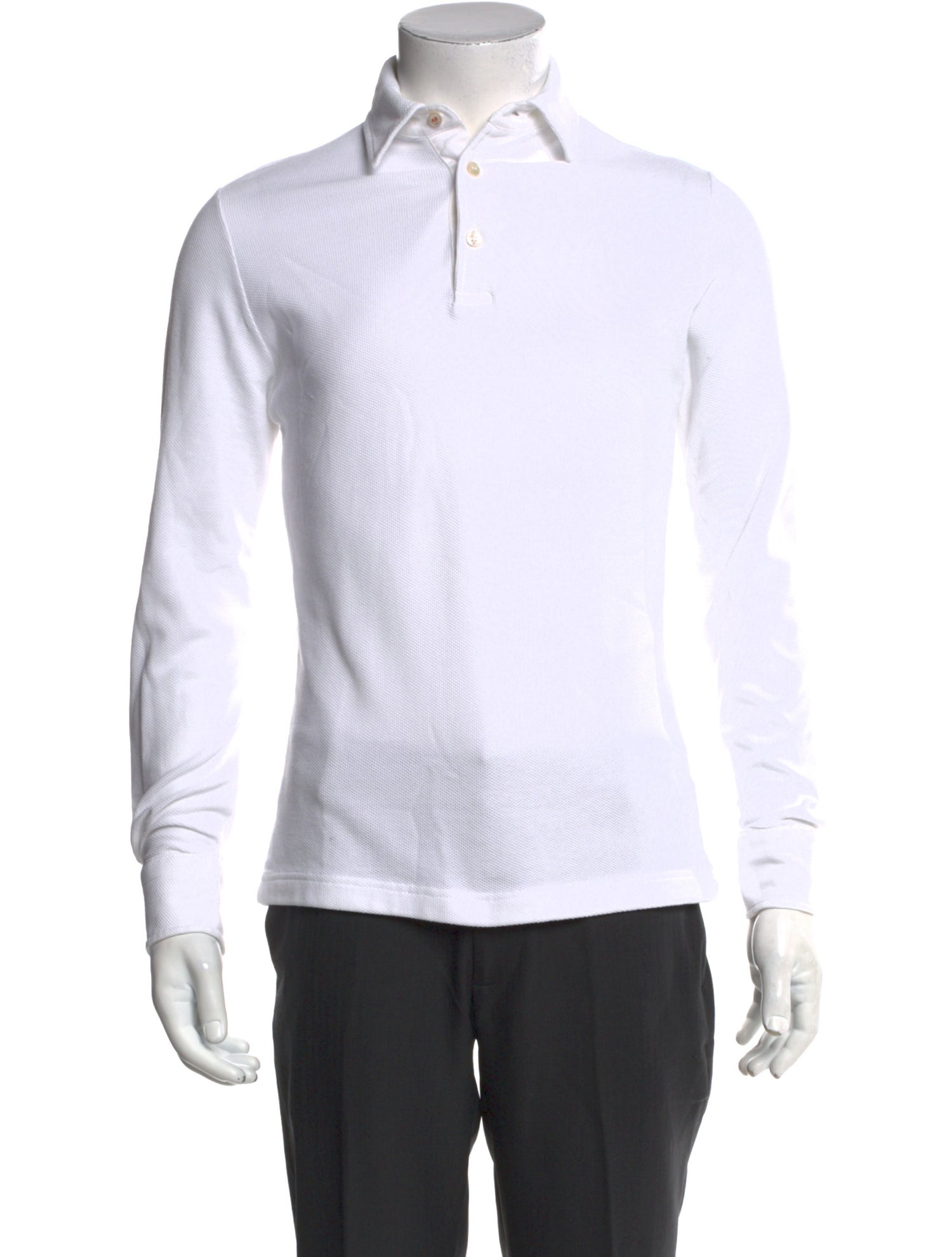 Loro Piana Turtleneck Long Sleeve Polo Shirt