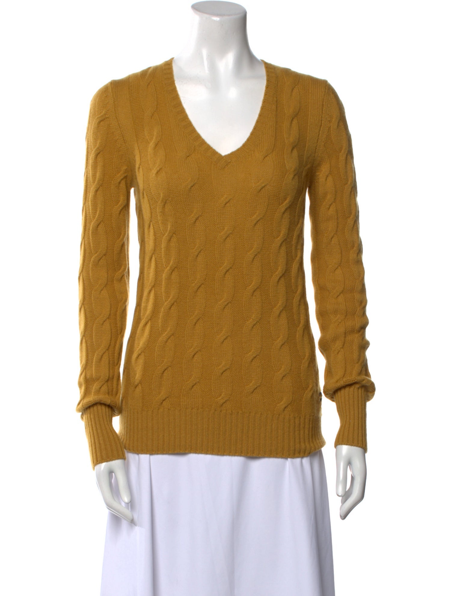 Loro Piana V-Neck Baby Cashmere Sweater