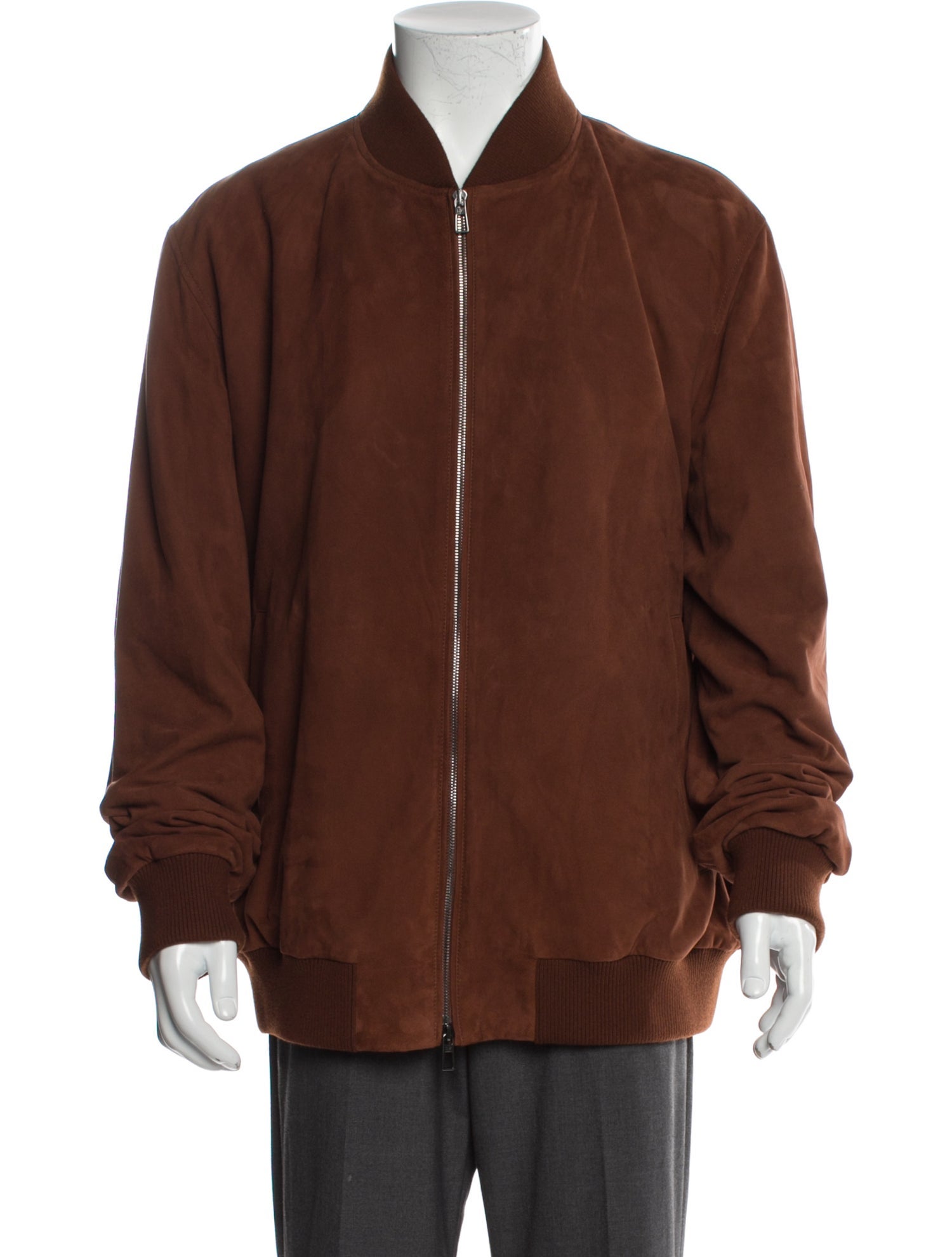 Loro Piana Rain System Ivy Bomber Leather Bomber Jacket