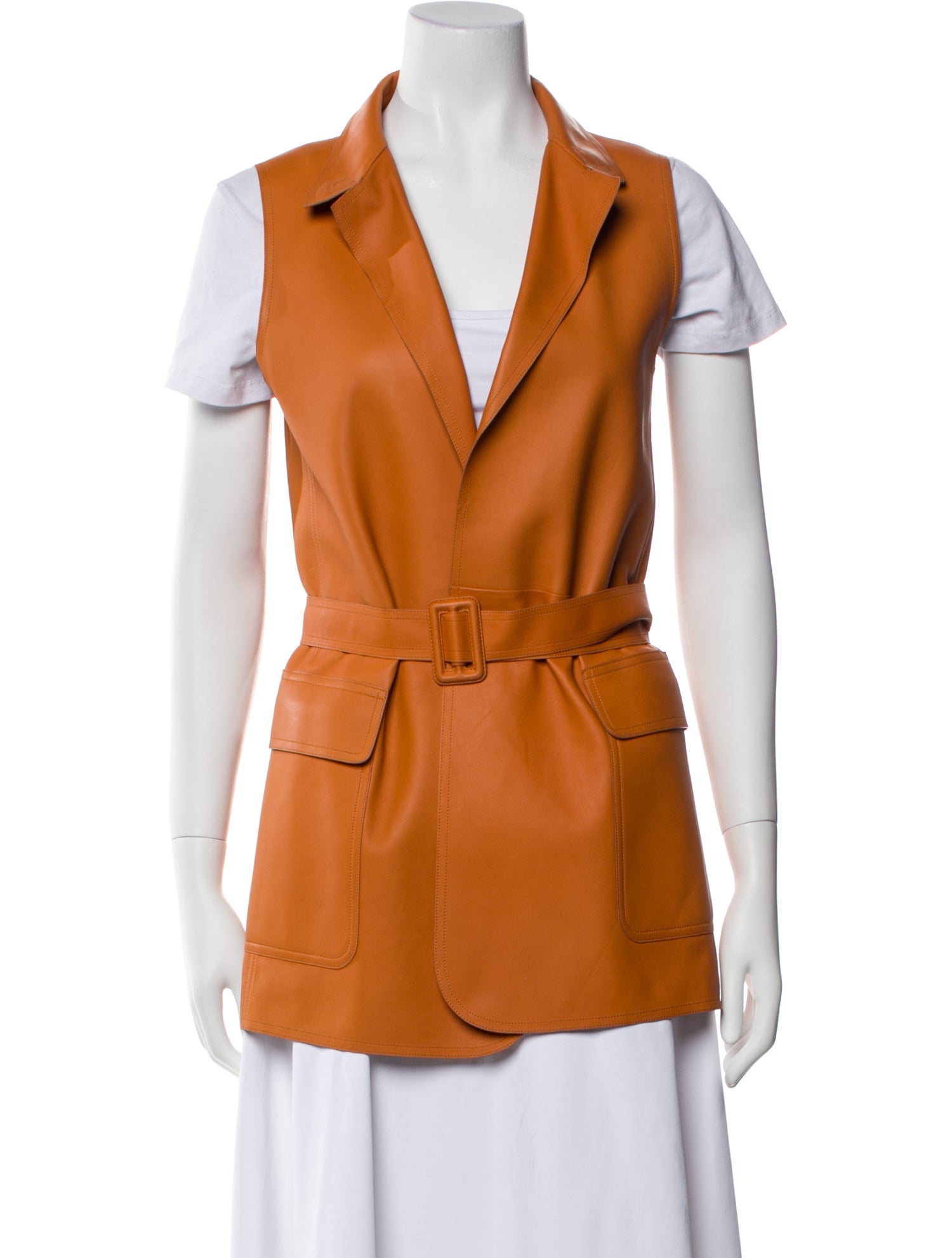 Loro Piana Leather Vest w/ Tags