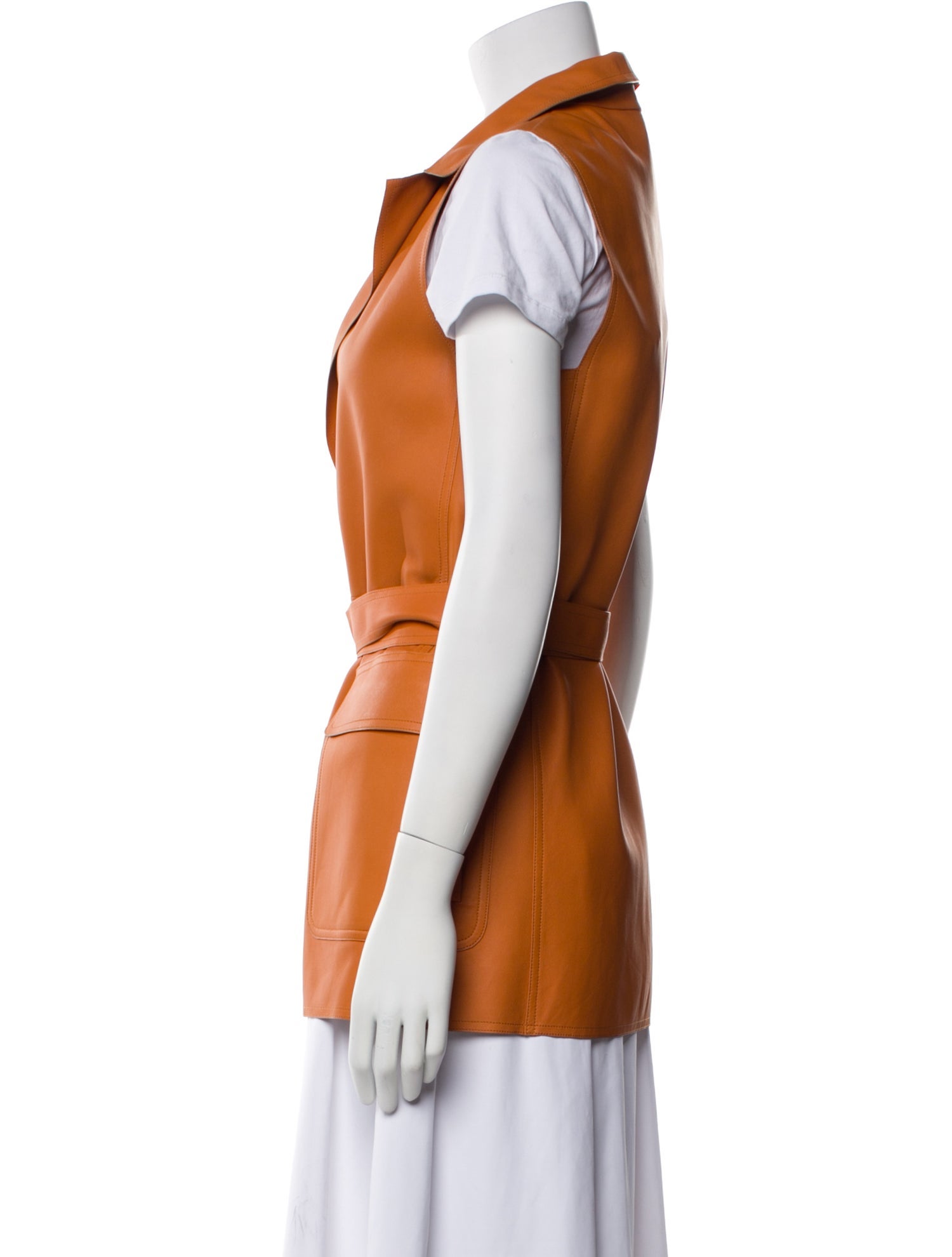 Loro Piana Leather Vest w/ Tags