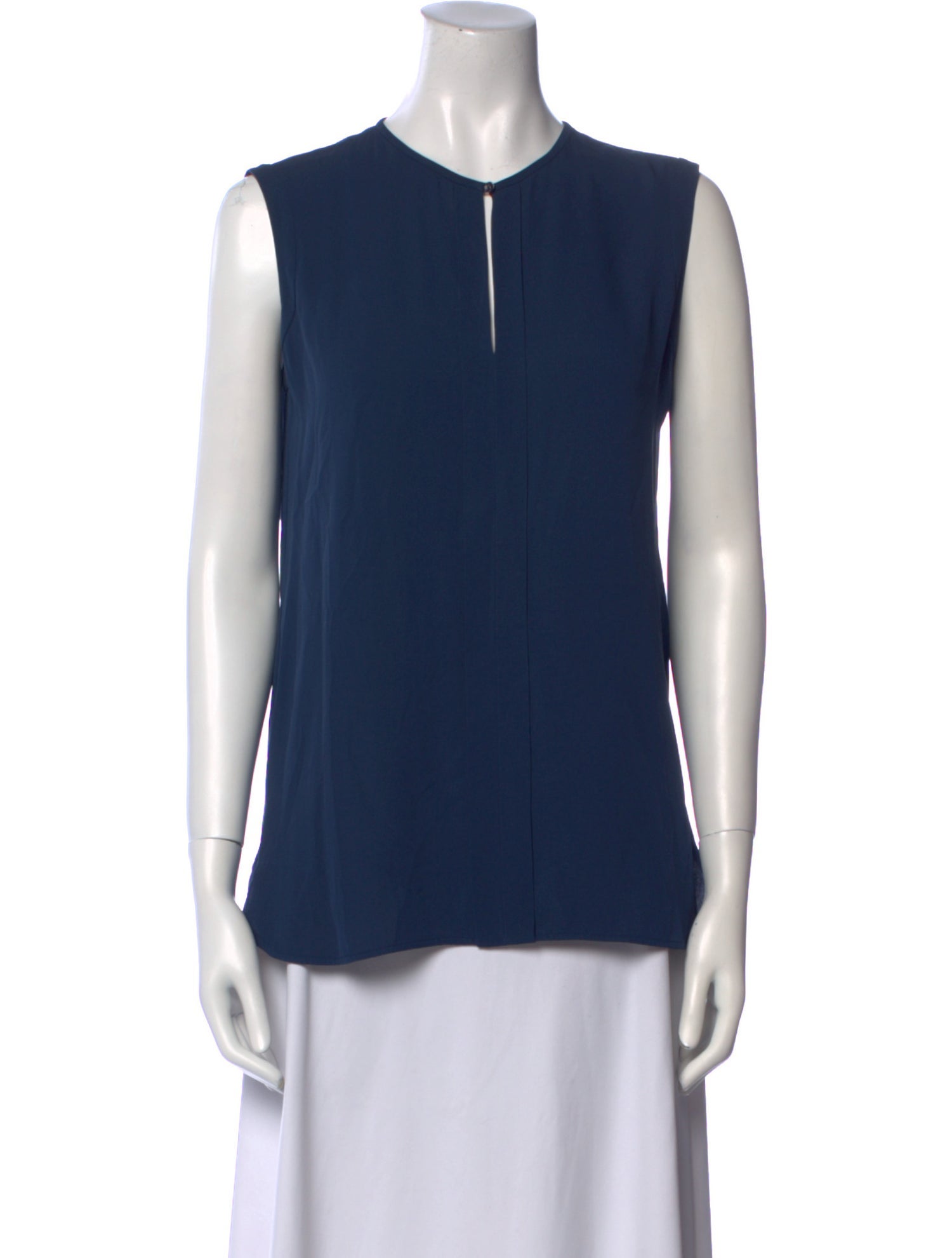 Loro Piana Silk Crew Neck Top