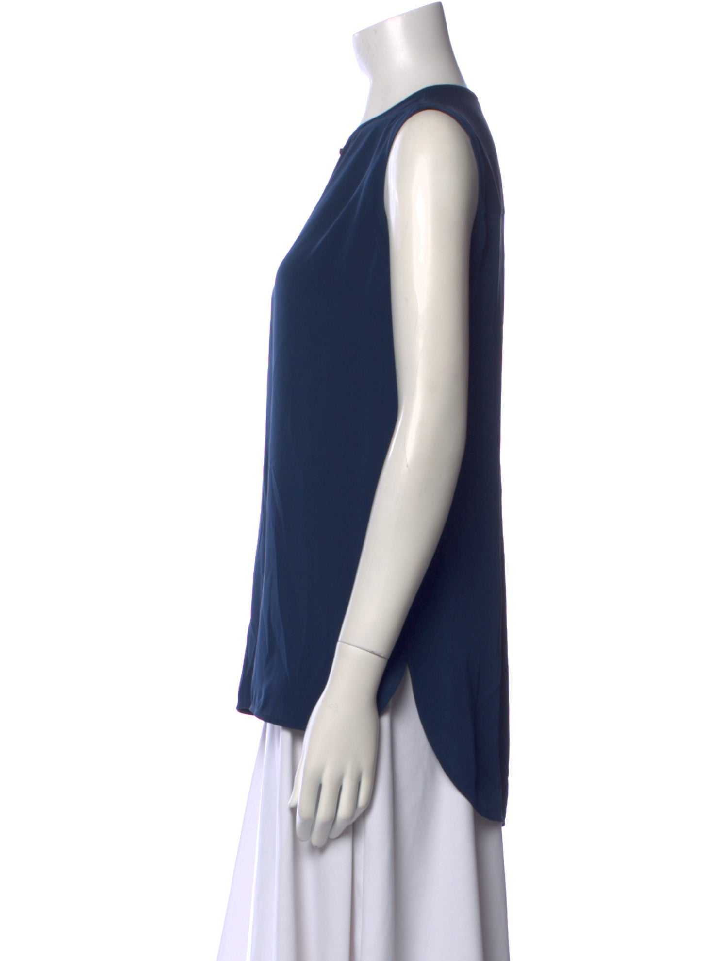 Loro Piana Silk Crew Neck Top