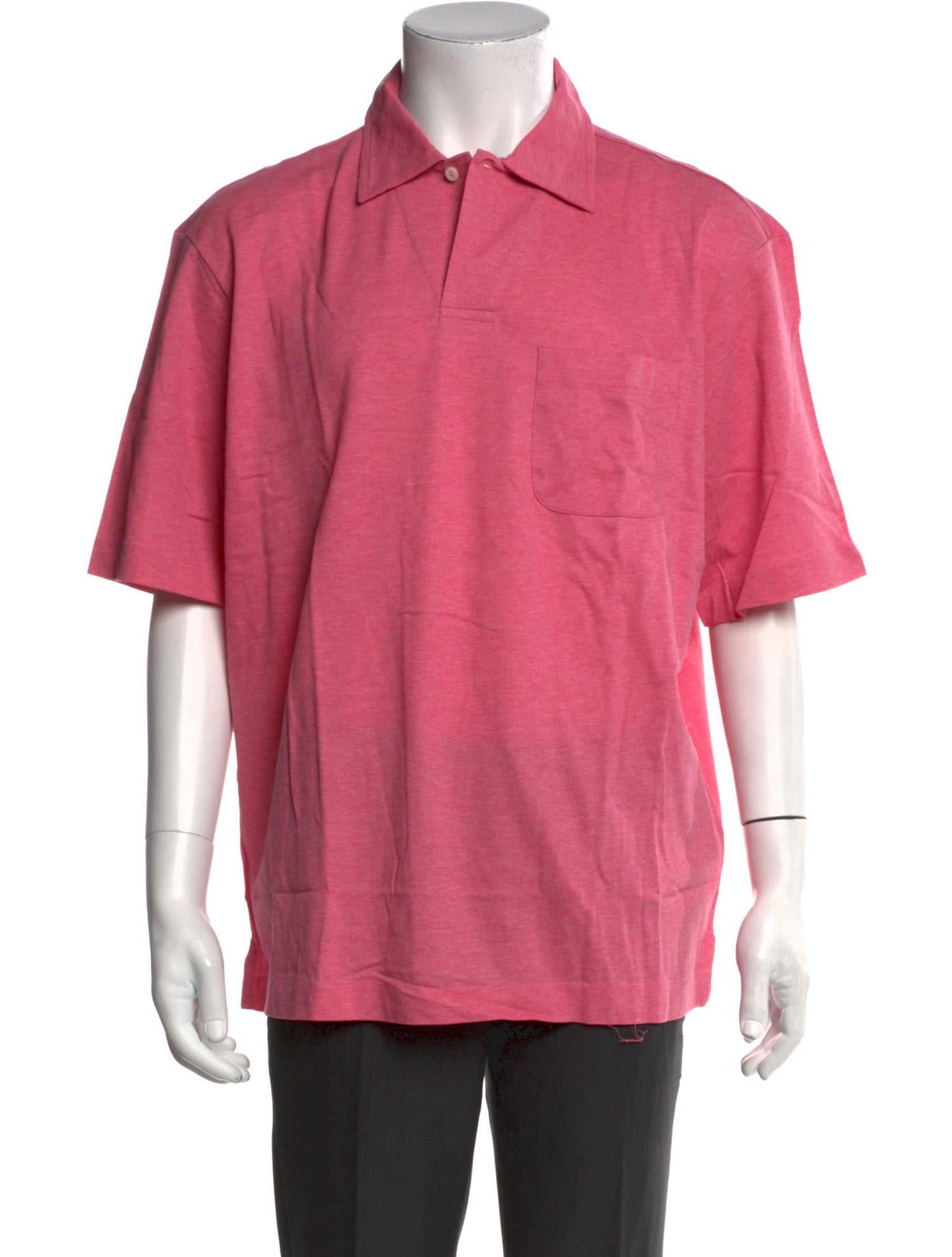 Loro Piana Crew Neck Short Sleeve Polo Shirt