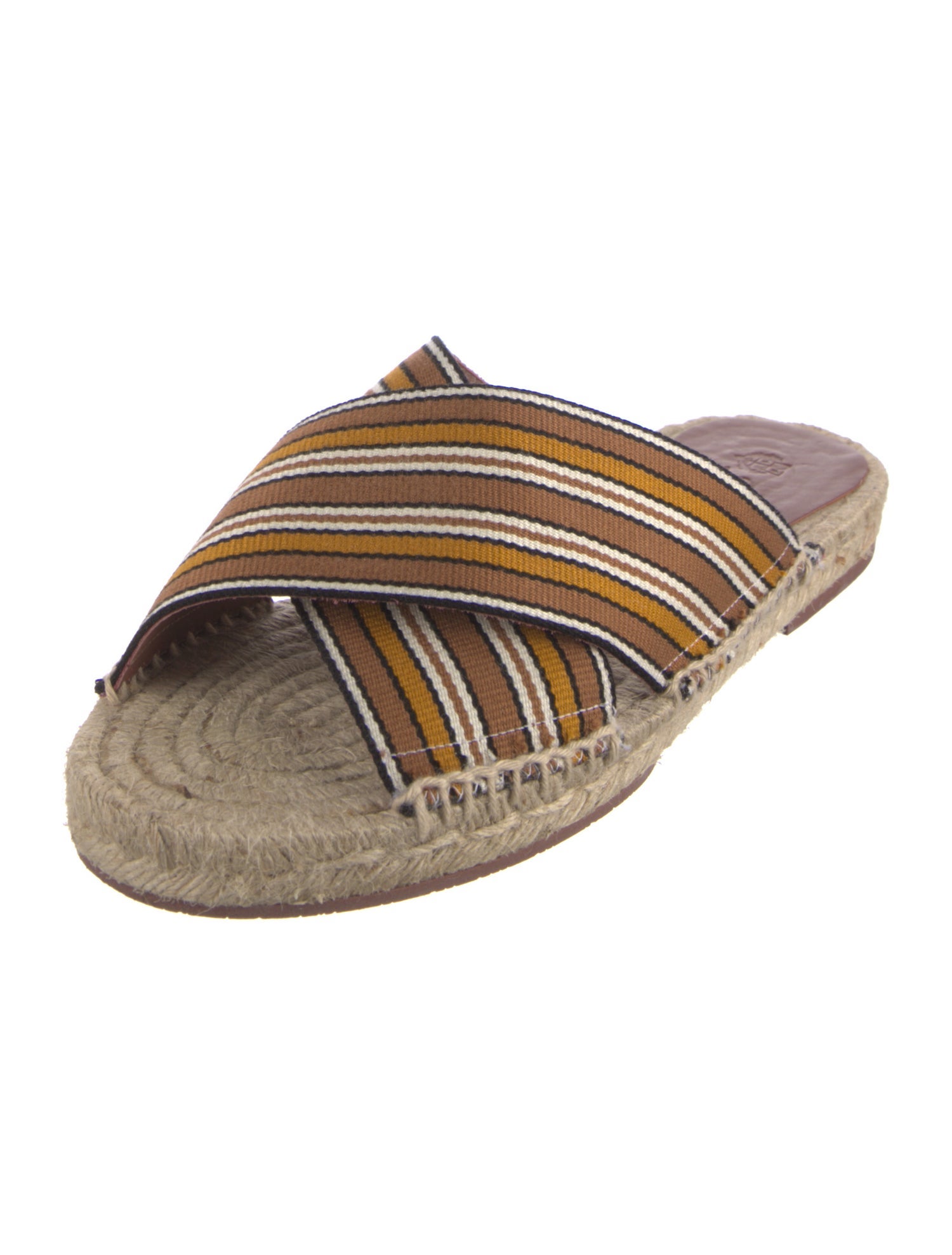 Loro Piana Crossover Suitcase Stripe Jute Espadrilles
