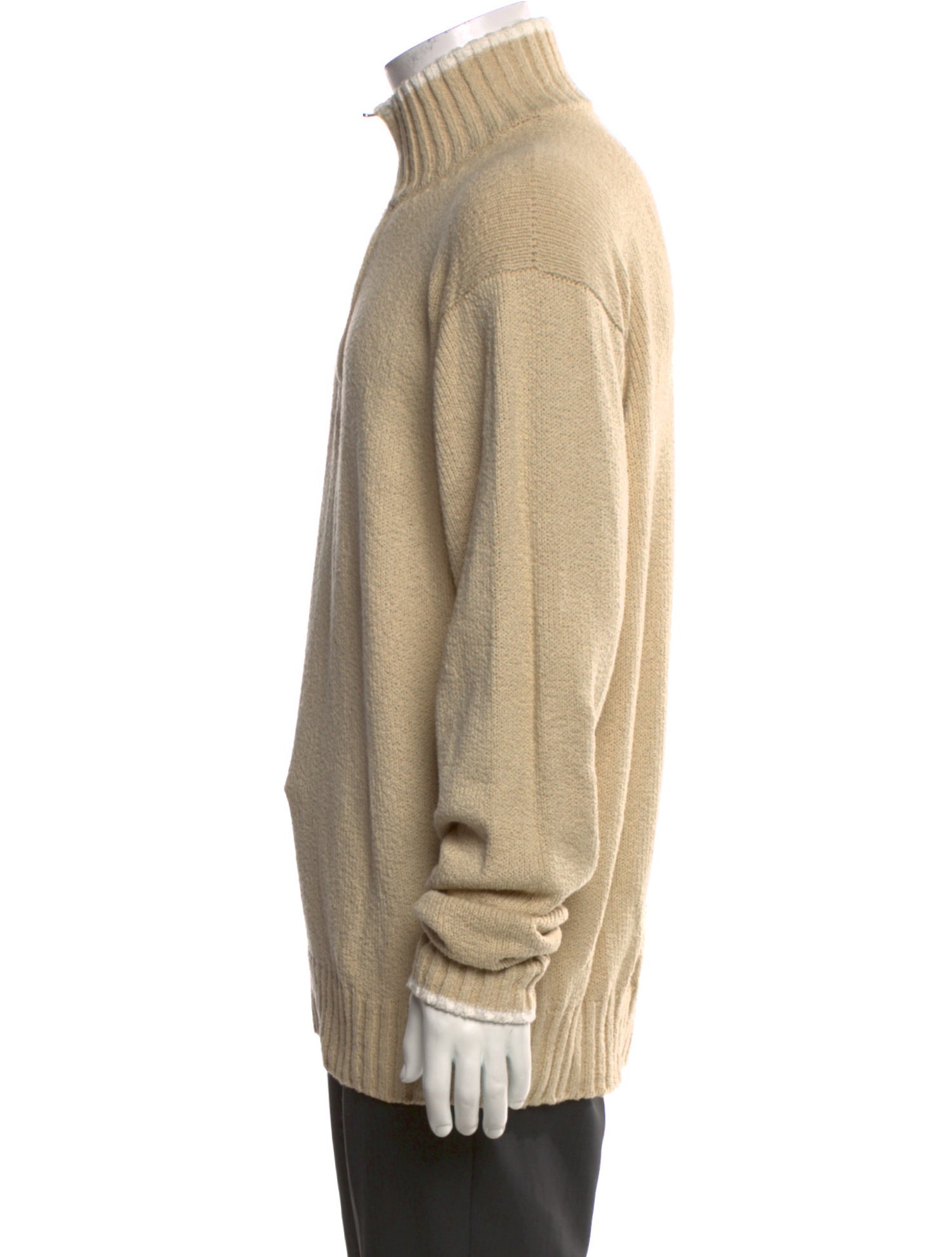 Loro Piana Mock Neck Long Sleeve Pullover
