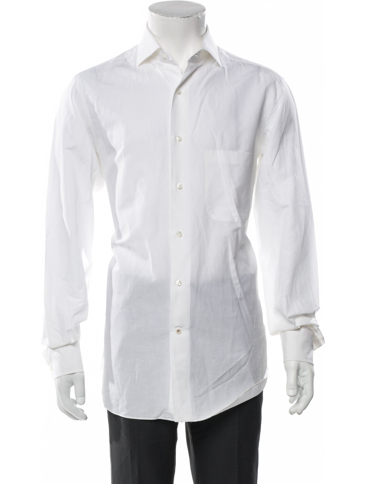 Loro Piana Long Sleeve Dress Shirt