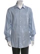Loro Piana Plaid Print Long Sleeve Shirt
