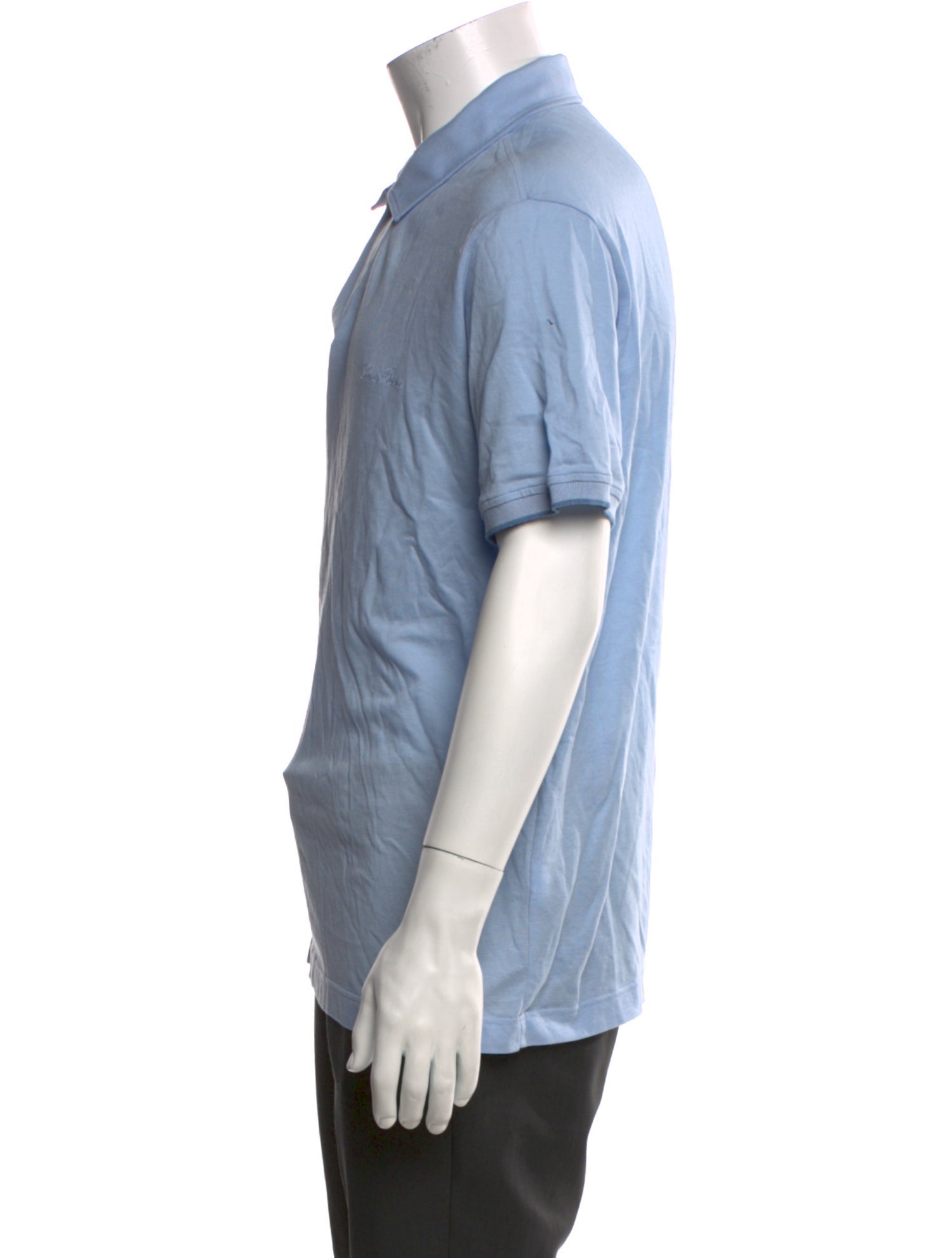 Loro Piana Signature Logo Collar Polo Shirt