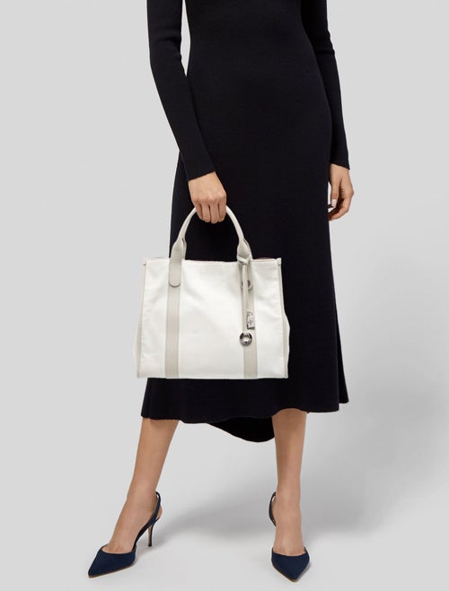 Loro Piana Canvas Nylon Beam Tote