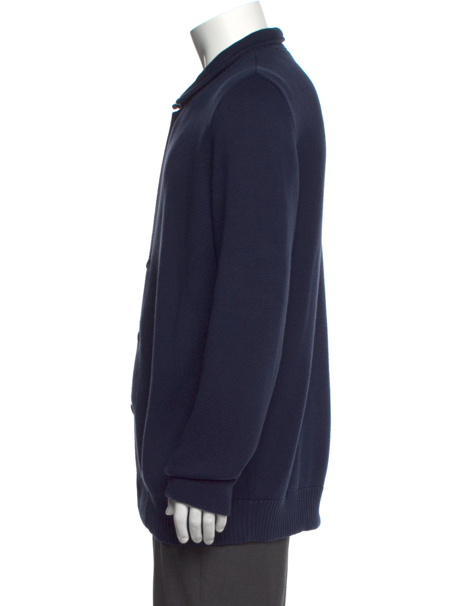 Loro Piana Mock Neck Long Sleeve Cardigan
