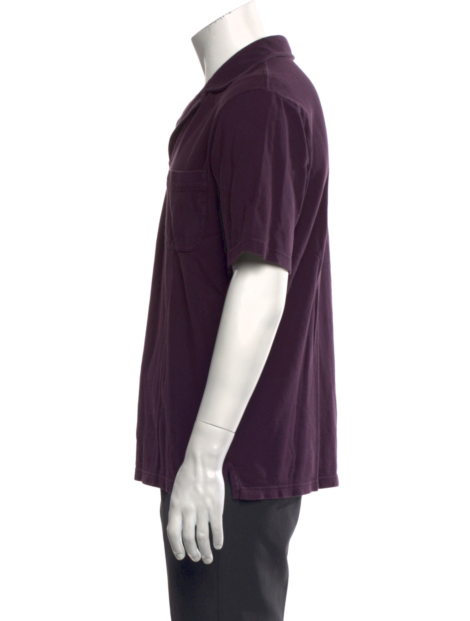 Loro Piana V-Neck Short Sleeve Polo Shirt