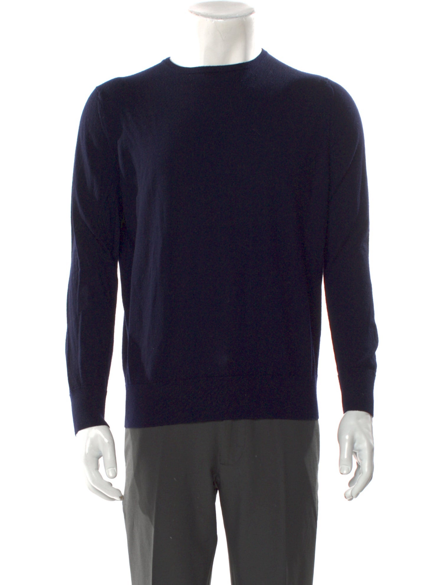 Loro Piana Virgin Wool Crew Neck Pullover