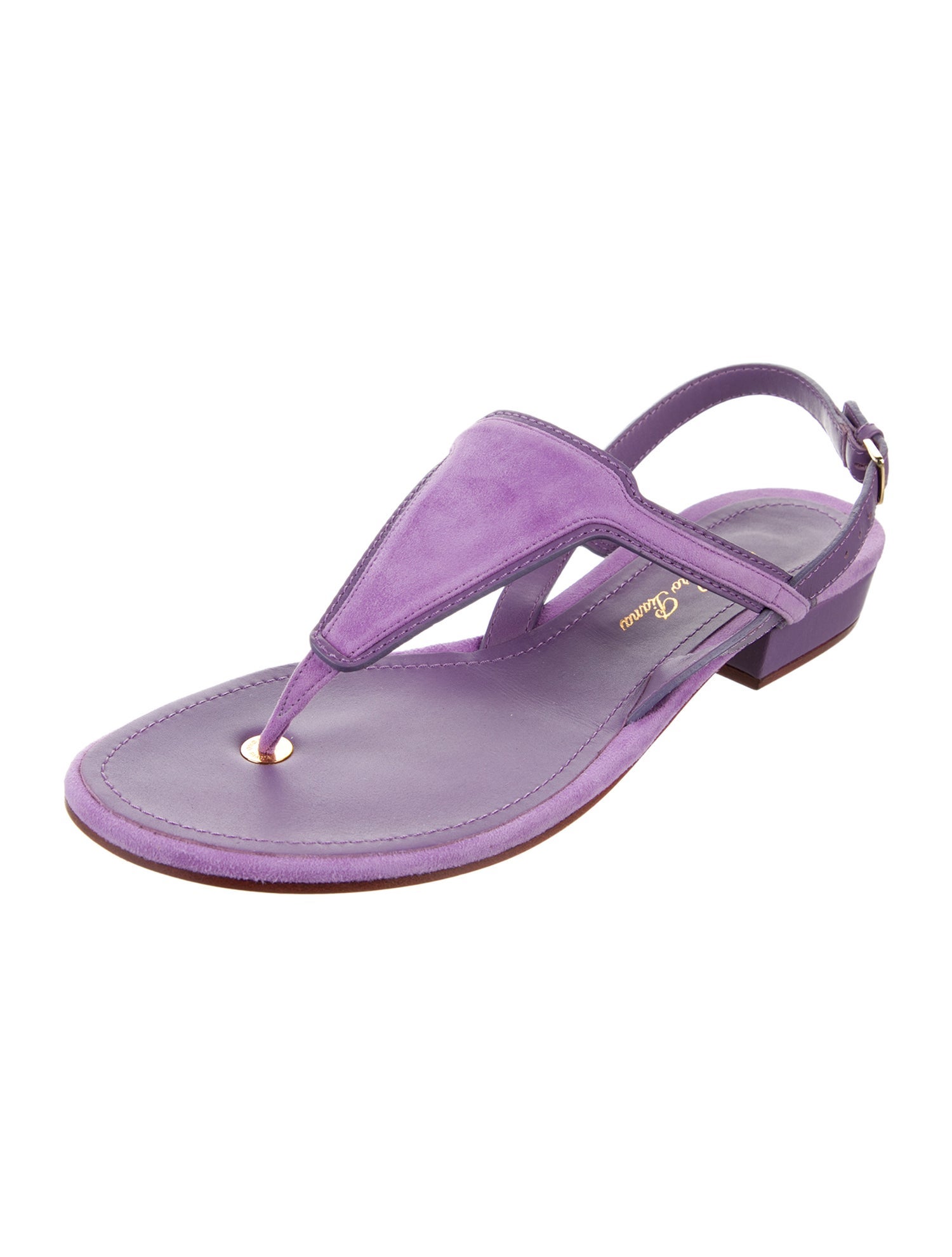 Loro Piana Suede Slingback Sandals