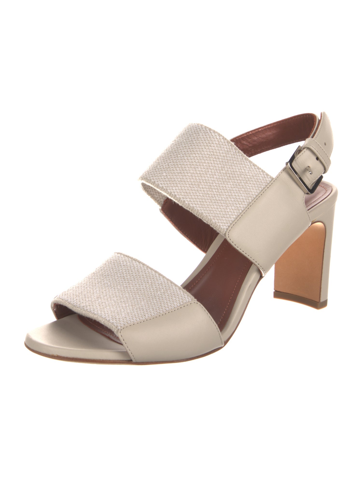 Loro Piana Leather Slingback Sandals