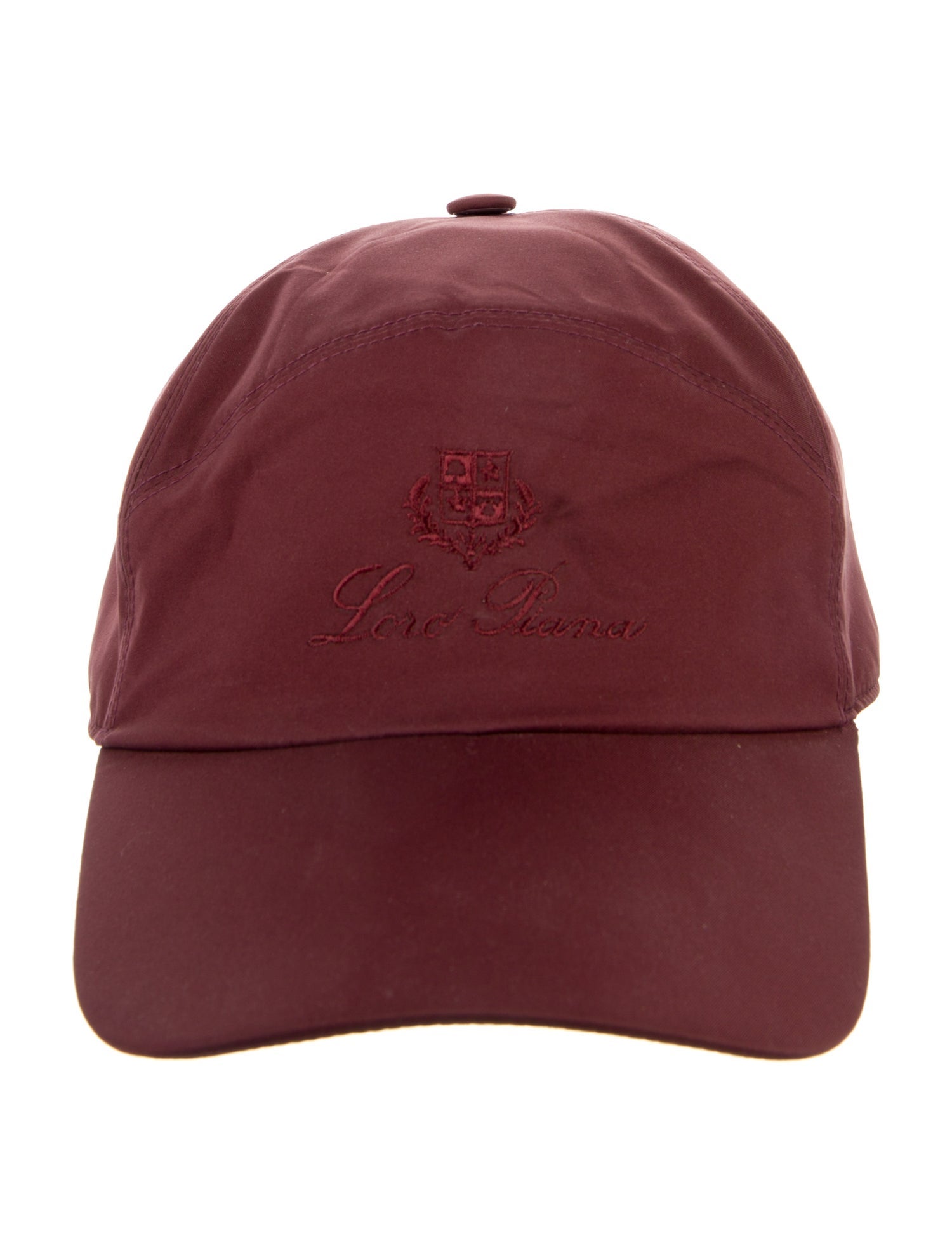 Loro Piana burgundy baseball cap