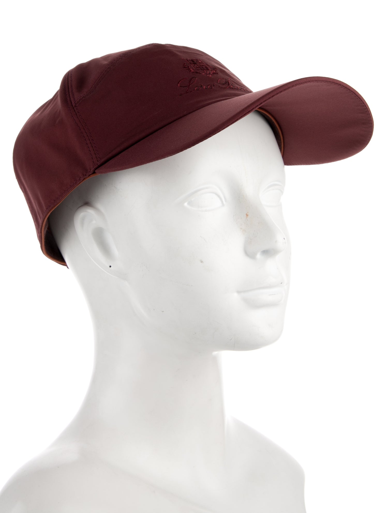 Loro Piana burgundy baseball cap