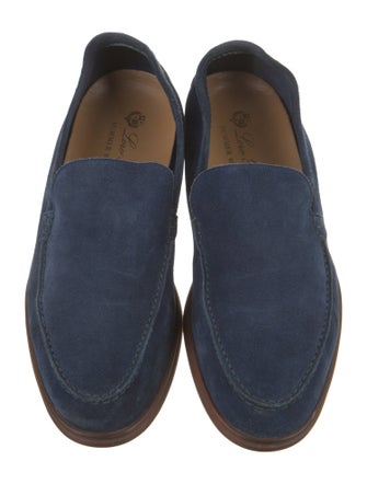 Loro Piana Summer Walk Suede Loafers