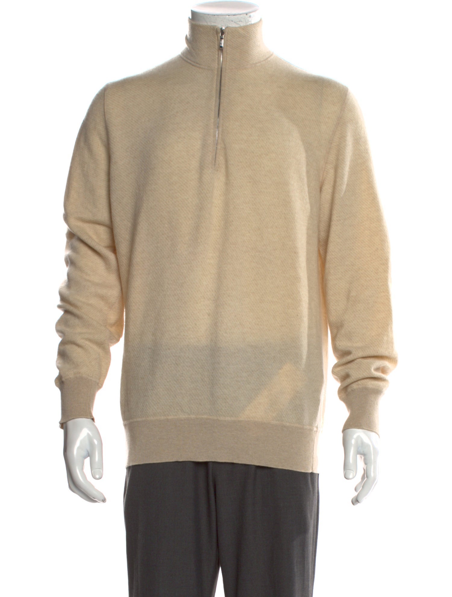 Loro Piana Cashmere Mock Neck Pullover
