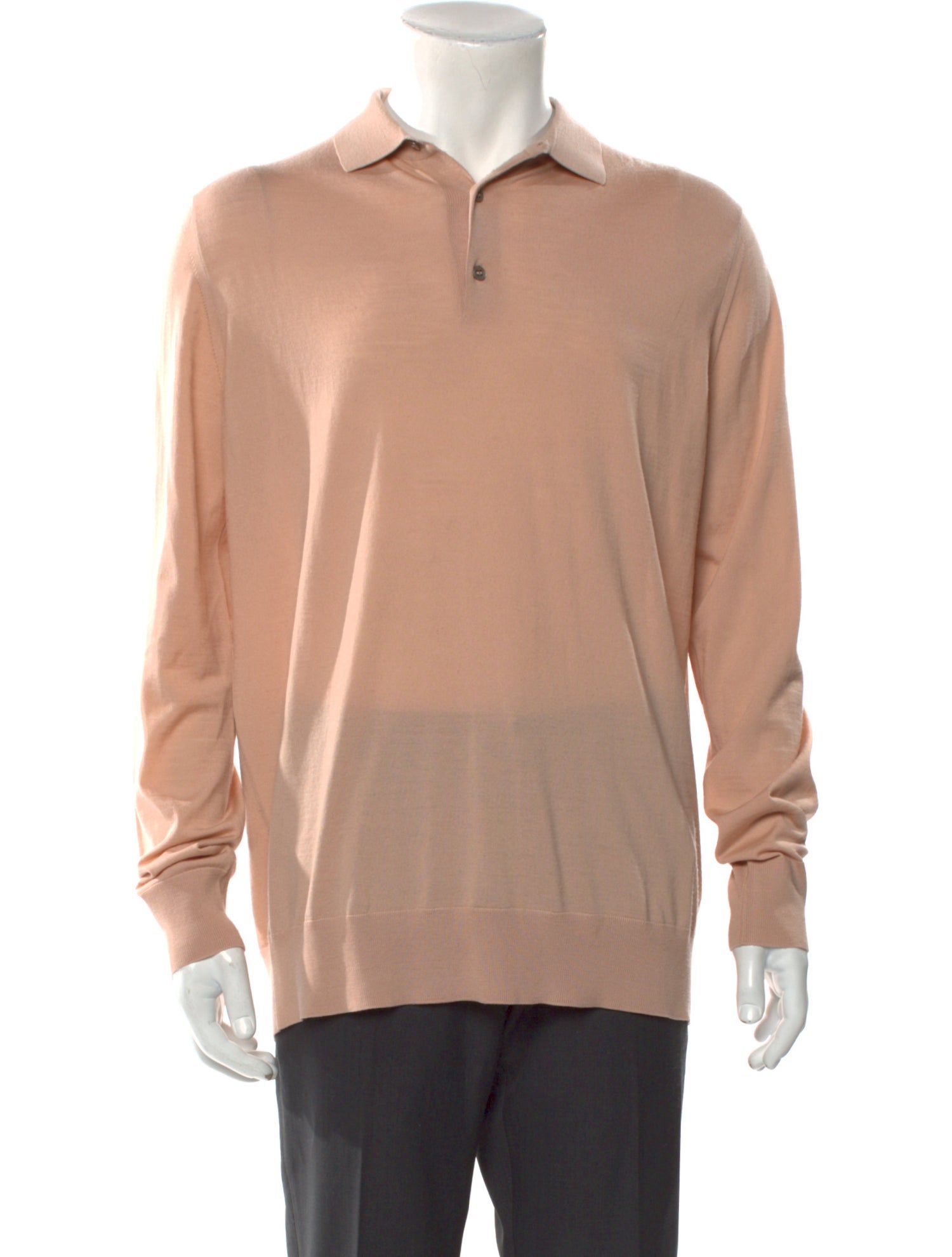 Loro Piana Wish Virgin Wool Polo Sweater