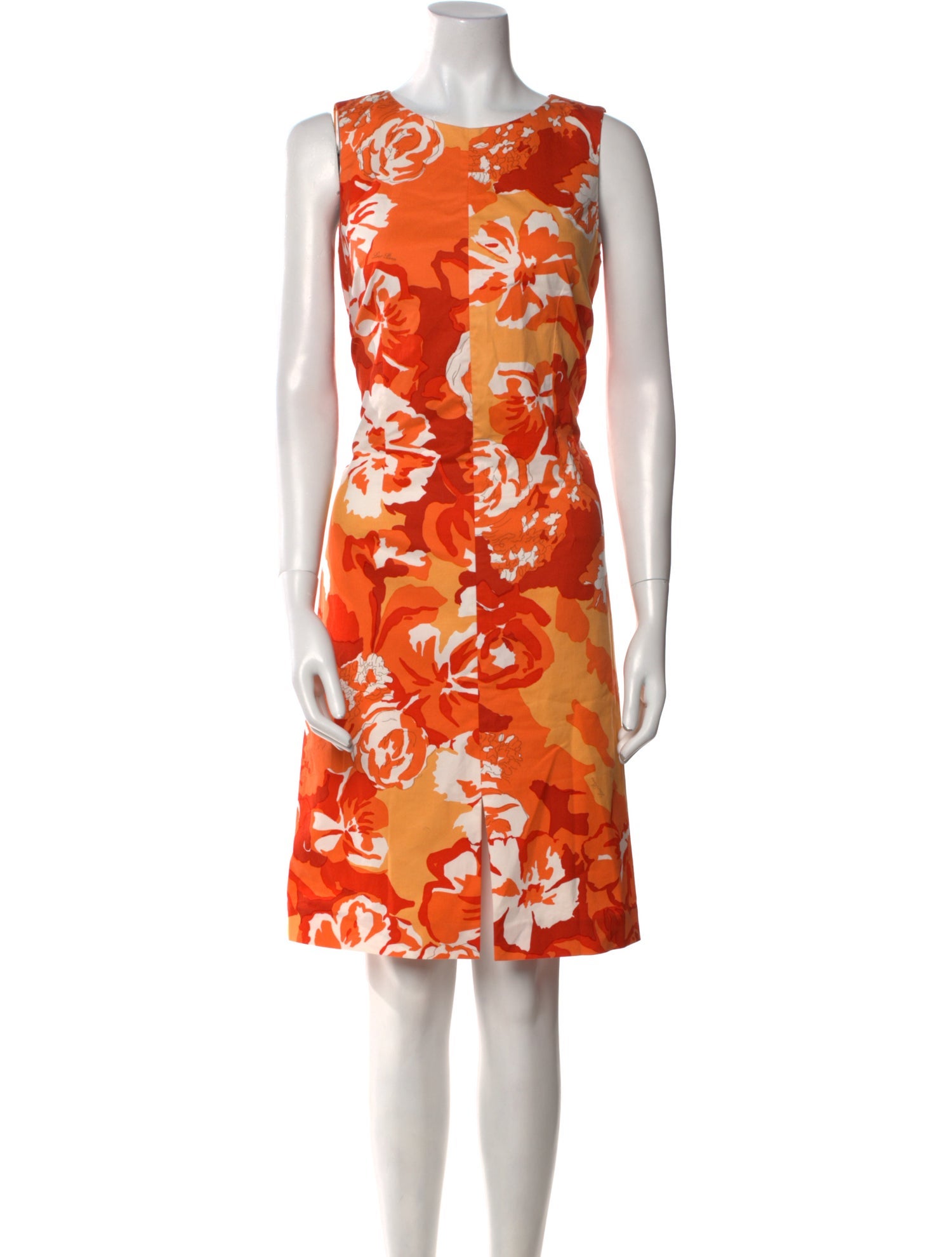 Loro Piana Floral Print Knee-Length Dress