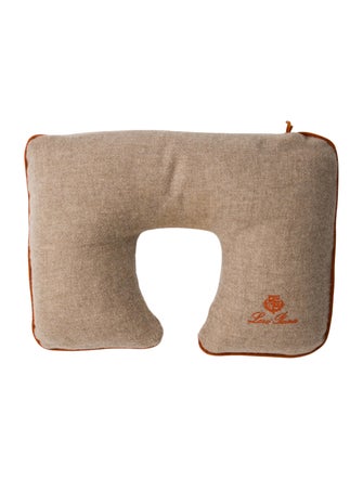 Loro Piana brown traveling  Neck pillow