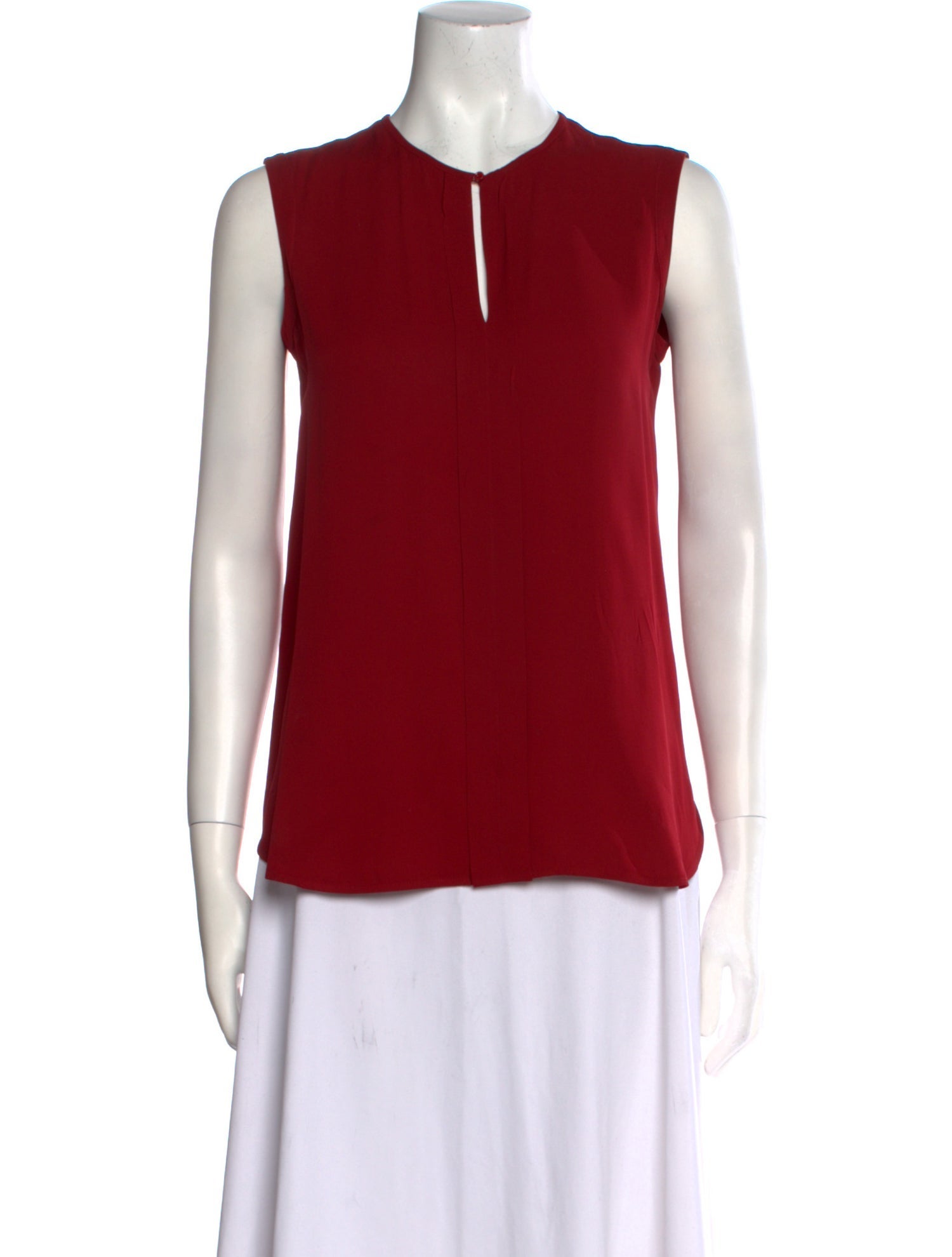 Loro Piana Silk Crew Neck Blouse