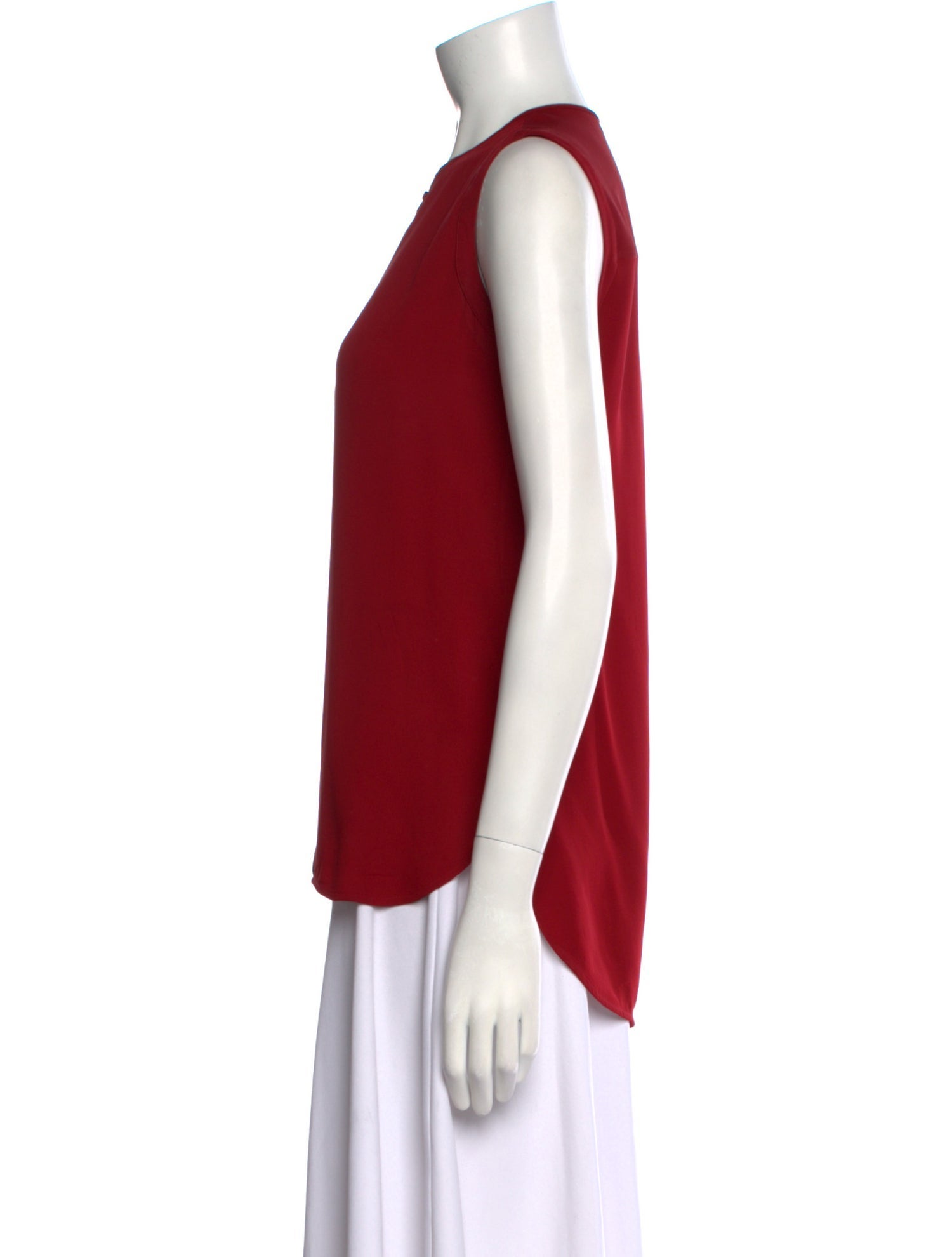 Loro Piana Silk Crew Neck Blouse