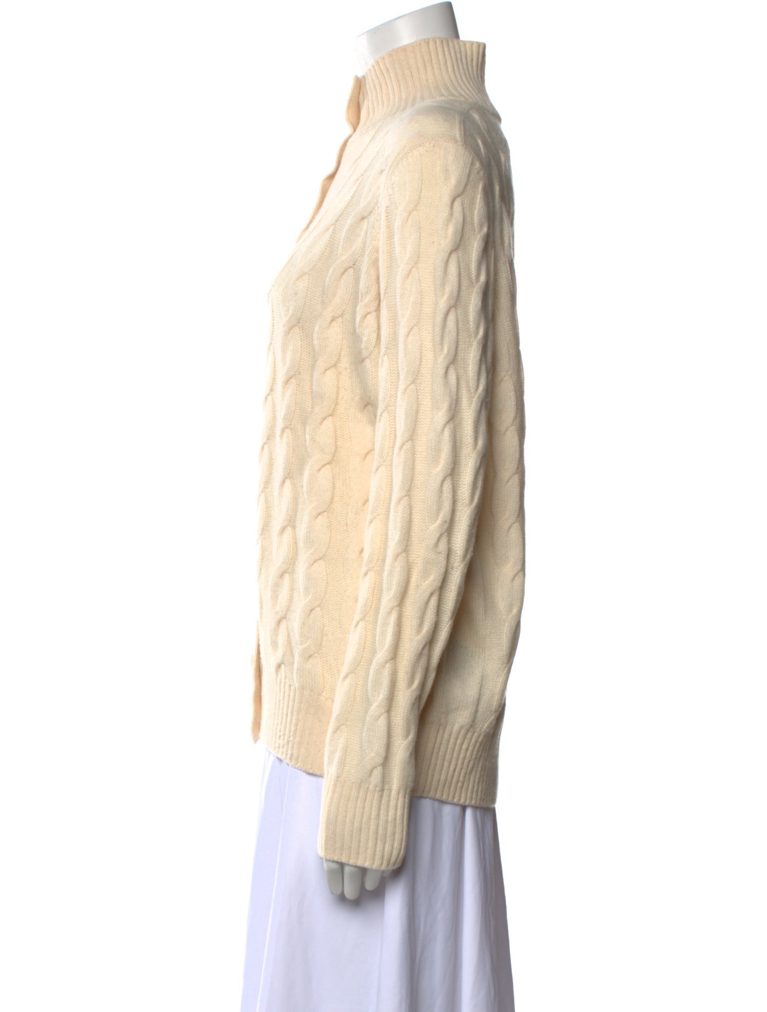 Loro Piana Baby Cashmere Mock Neck Sweater