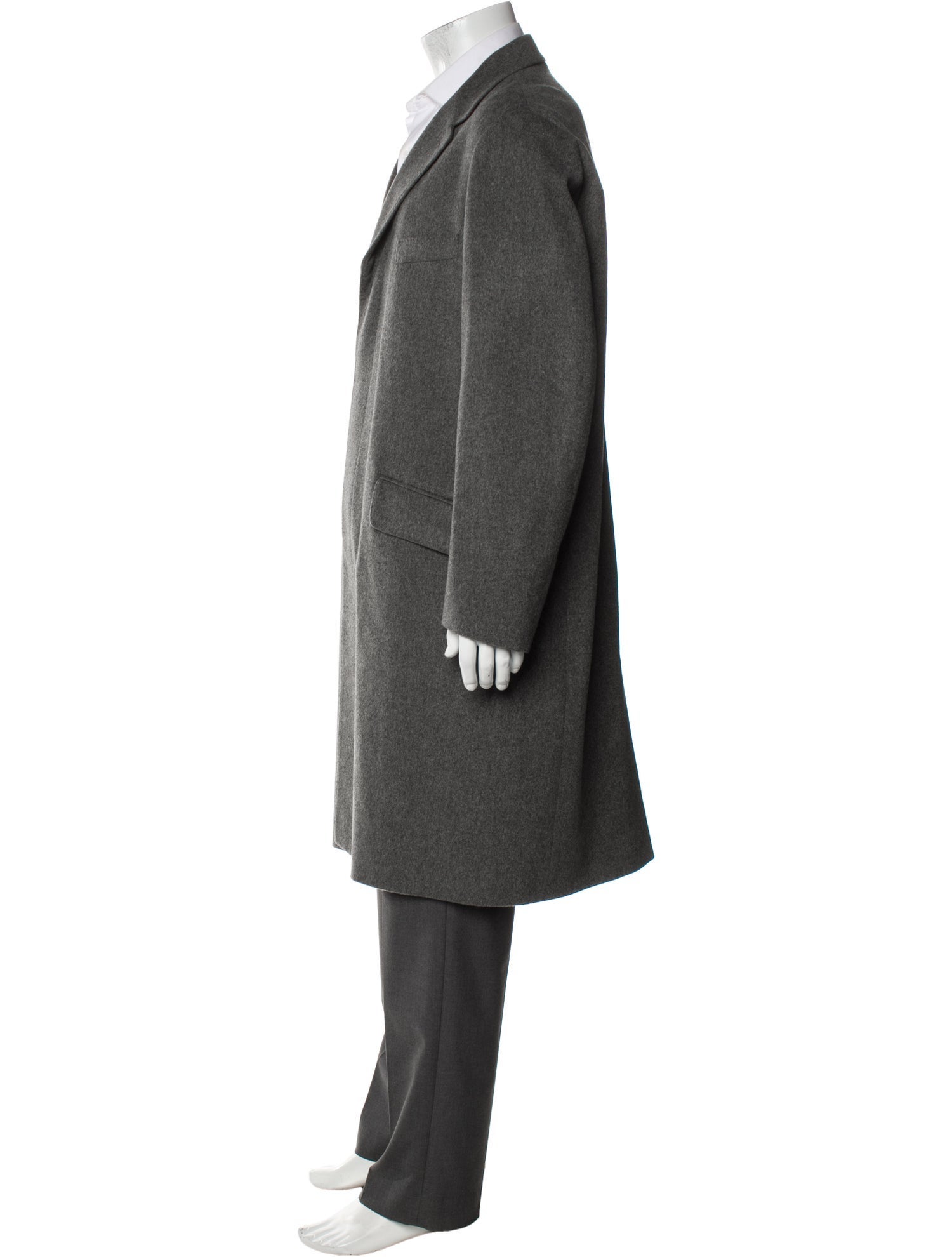 Loro Piana Green Storm System Cashmere Overcoat