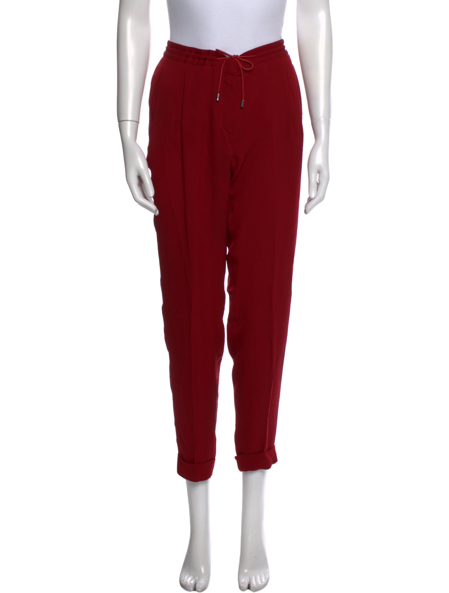 Loro Piana Silk Straight Leg Pants