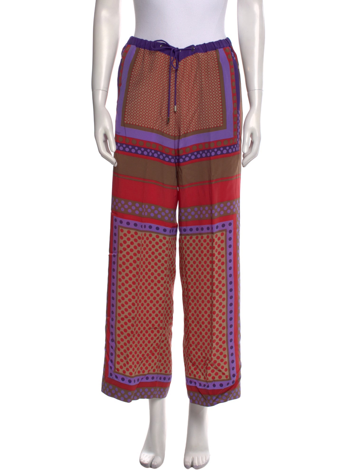 Loro Piana Silk Wide Leg Pants