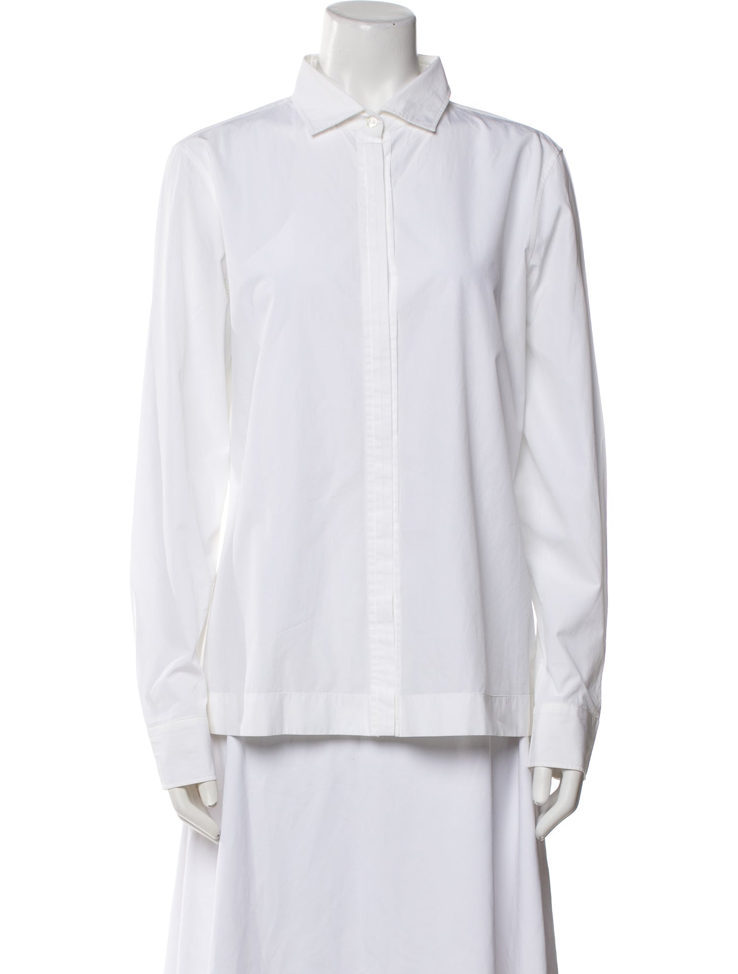 Loro Piana Long Sleeve Button-Up Top