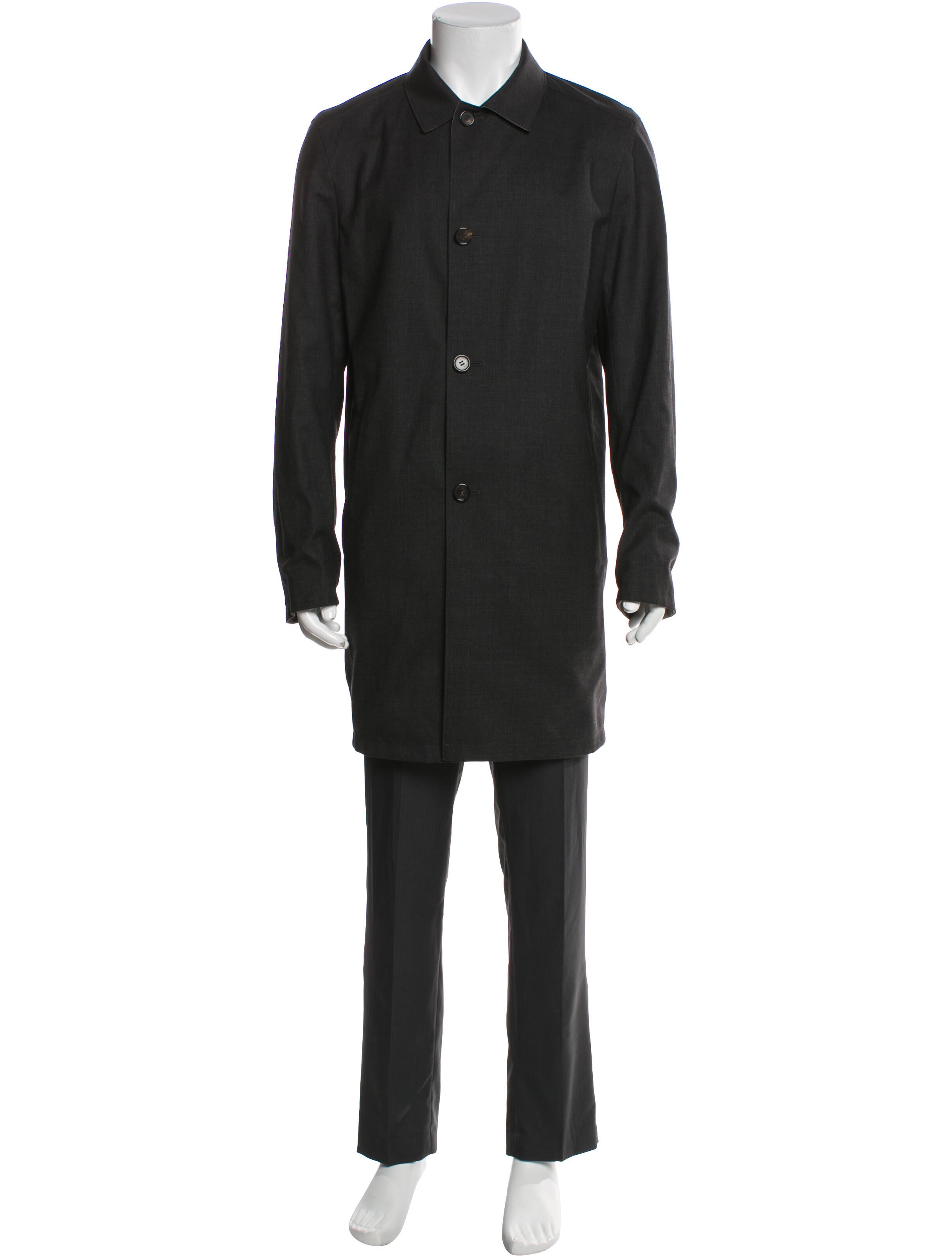 Loro Piana Storm System Virgin Wool Overcoat