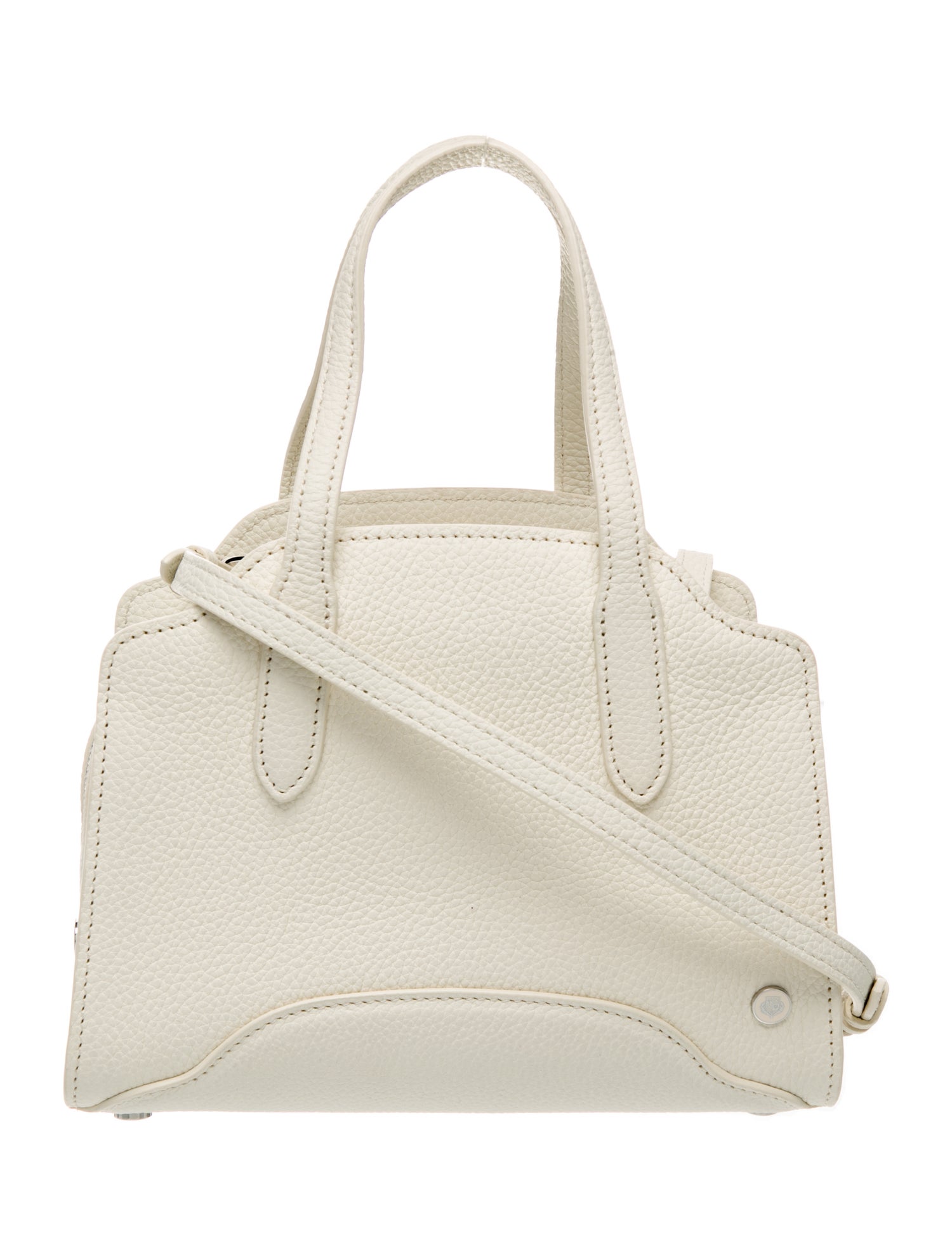 Loro Piana Leather Micro Sesia Grained Matte Leather Bag Medium