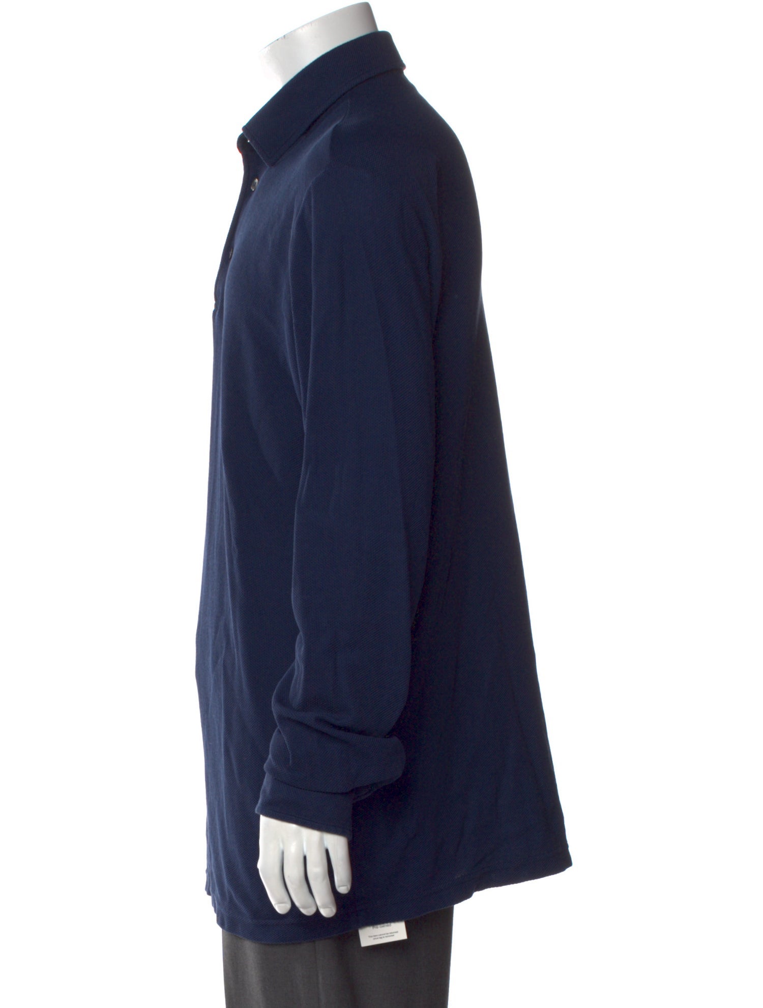 Loro Piana Collar Long Sleeve Polo Shirt