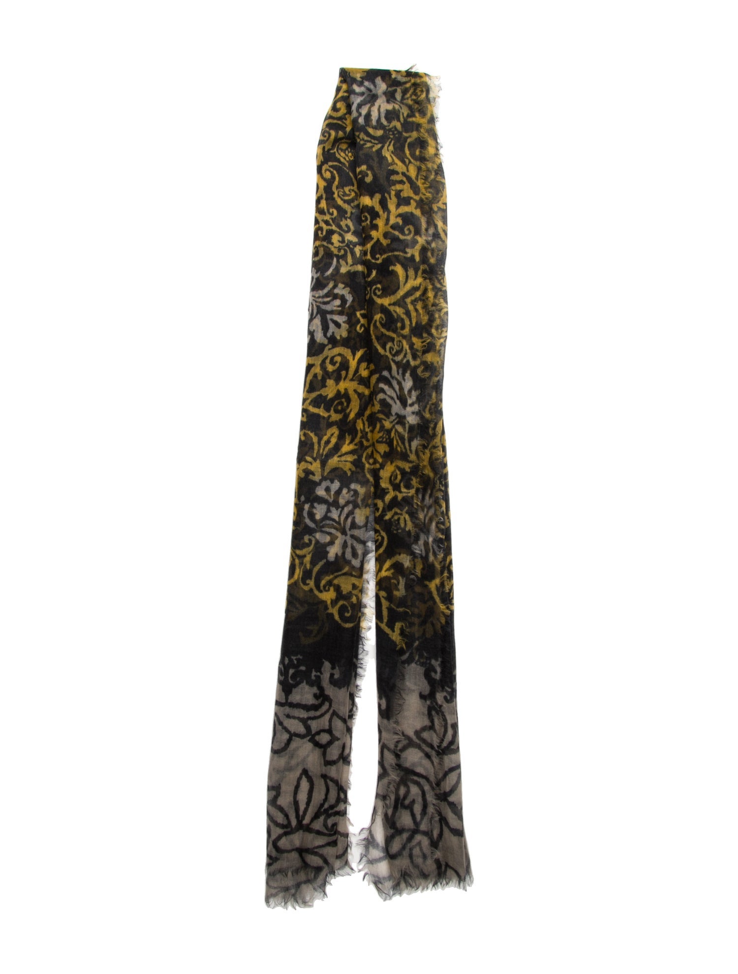 Loro Piana Cashmere Floral Print Scarf