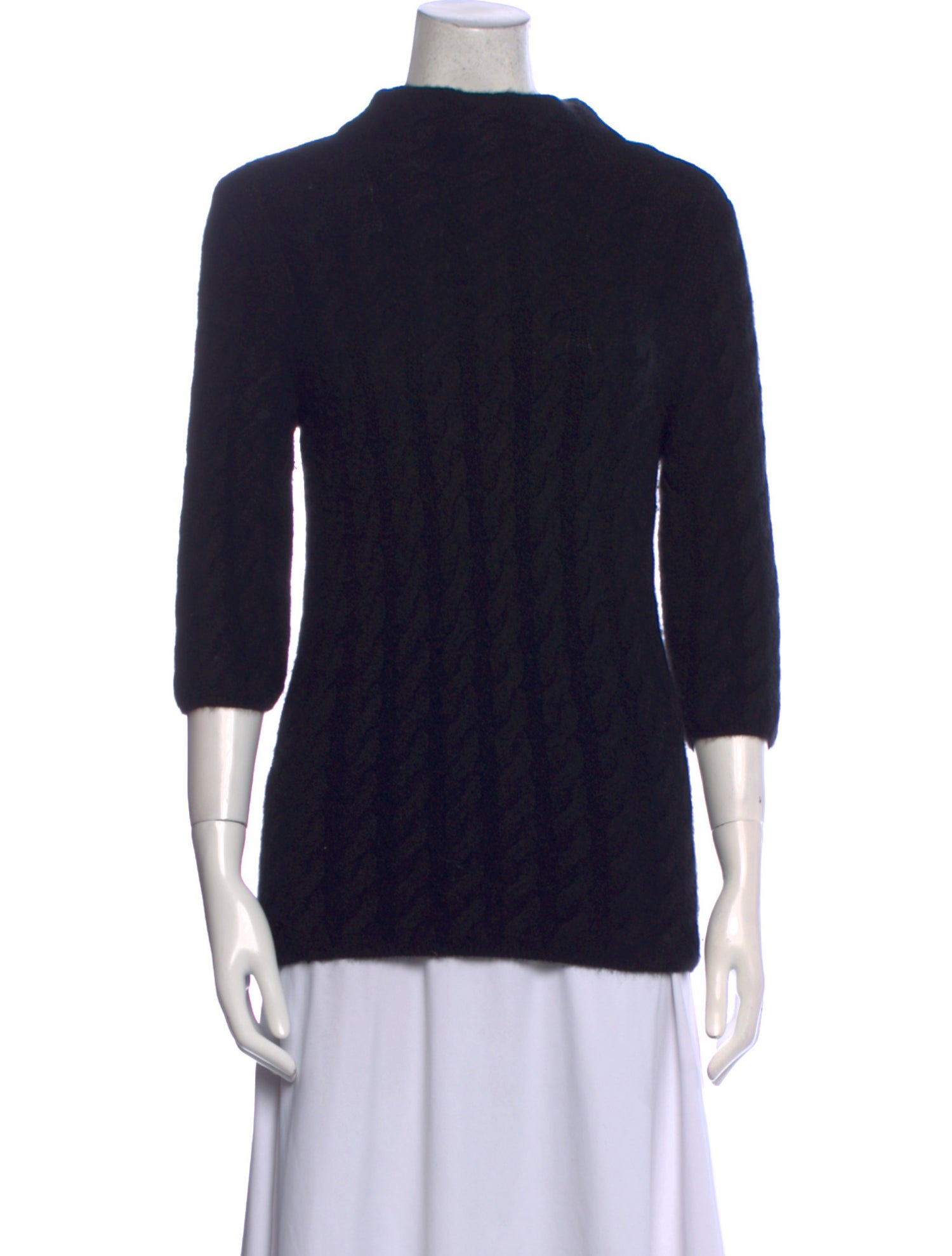 Loro Piana Cashmere Mock Neck Sweater