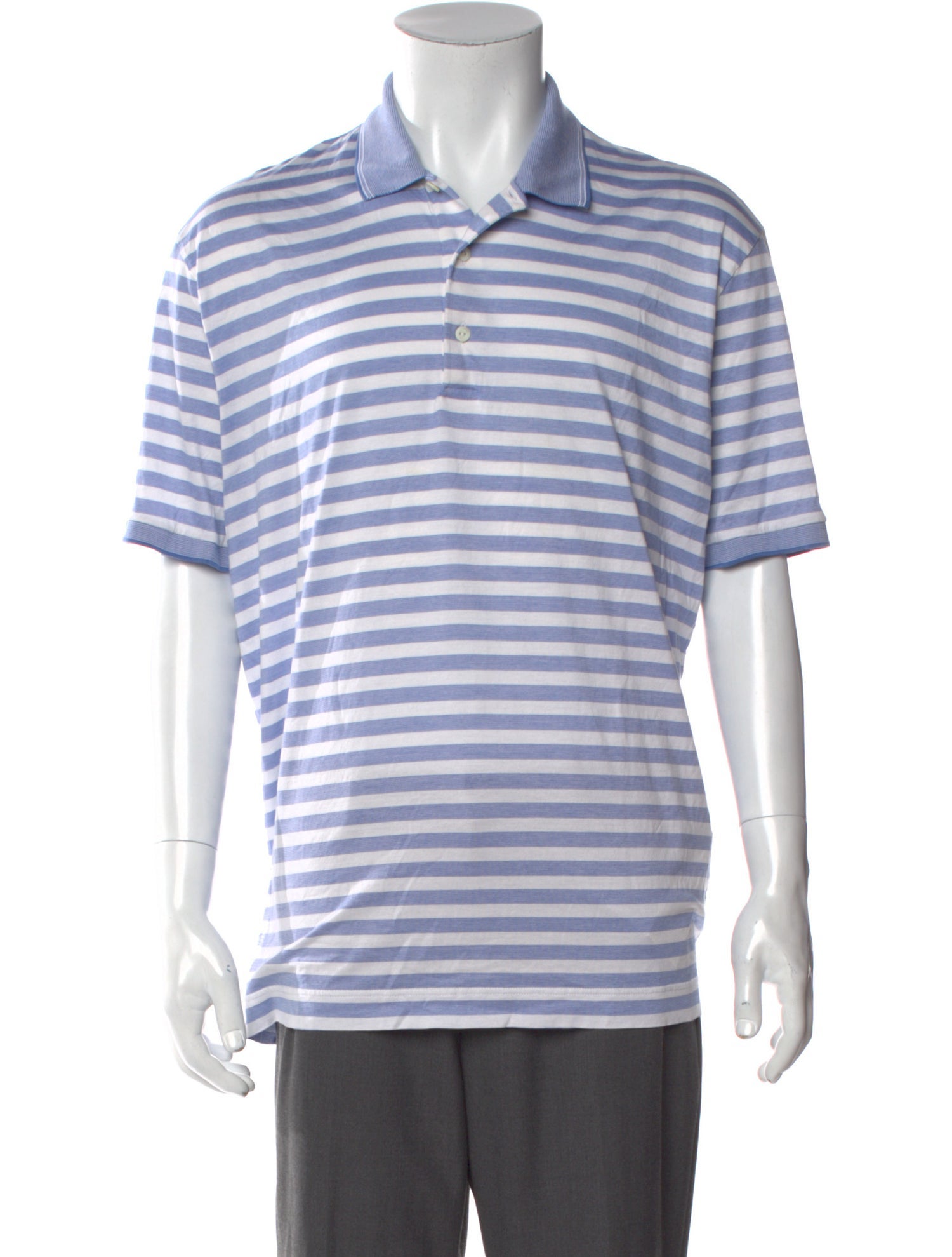Loro Piana Striped Short Sleeve Shirt