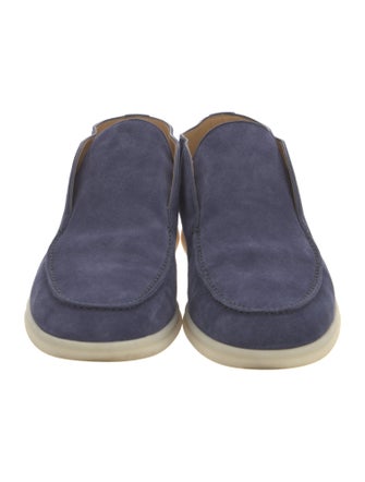 Loro Piana Open Walk Suede Loafers