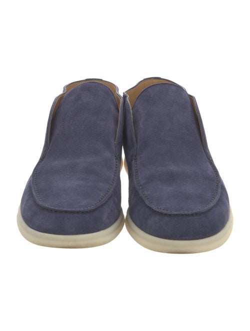 Loro Piana Open Walk Suede Loafers