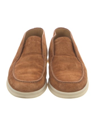 Loro Piana Open Walk Suede Loafers