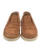 Loro Piana Open Walk Suede Loafers
