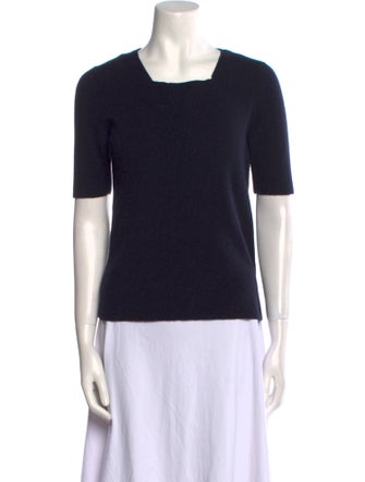 Loro Piana Cashmere Square Neckline Sweater