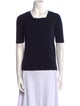 Loro Piana Cashmere Square Neckline Sweater