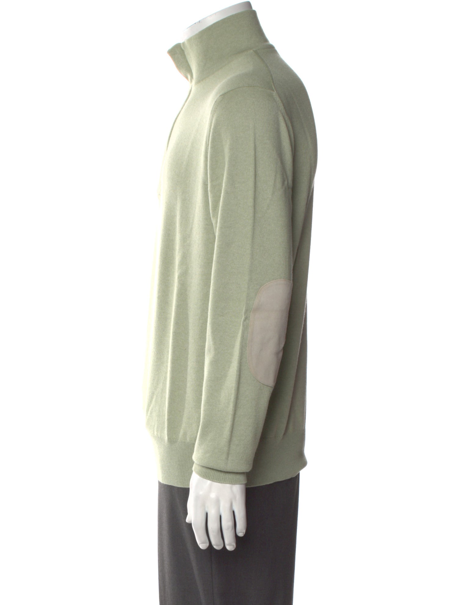 Loro Piana Silk Mock Neck Pullover