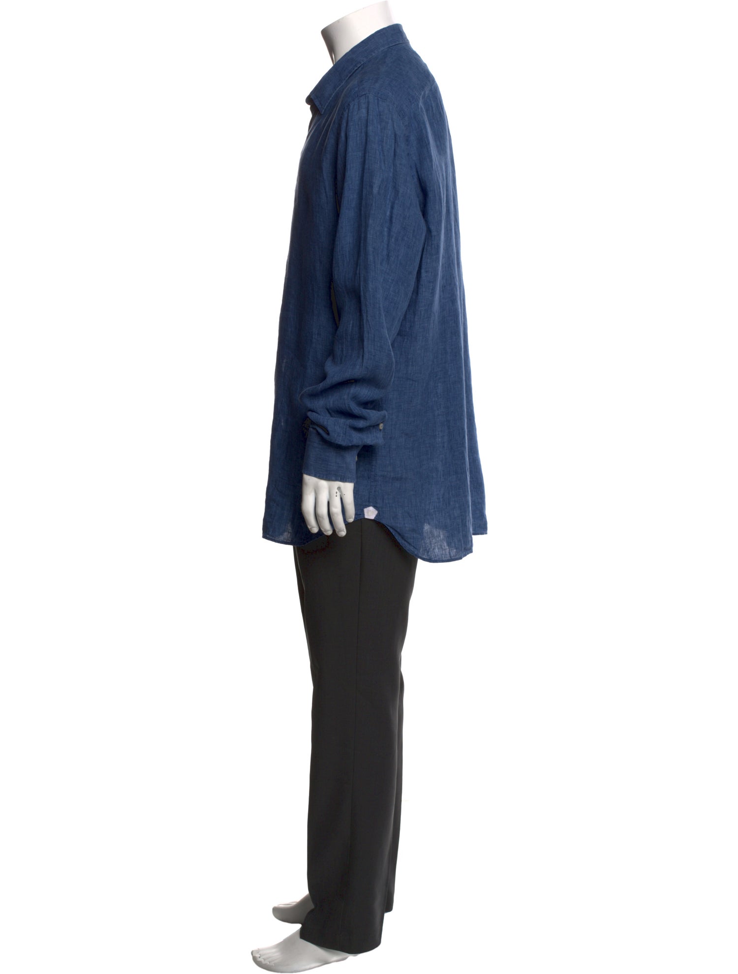 Loro Piana Linen Long Sleeve Dress Shirt