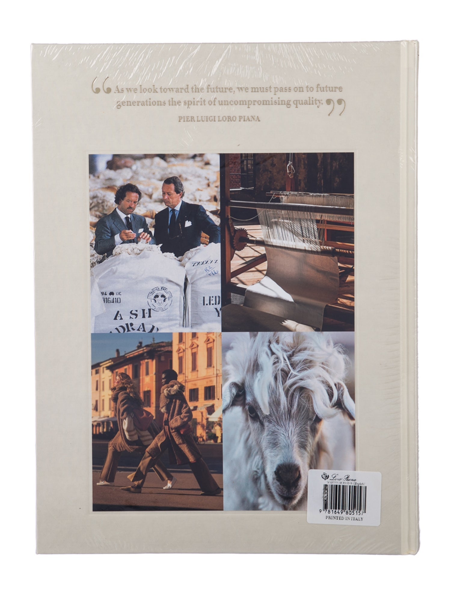 Loro Piana ''Master of Fibres" Hard Cover Book
