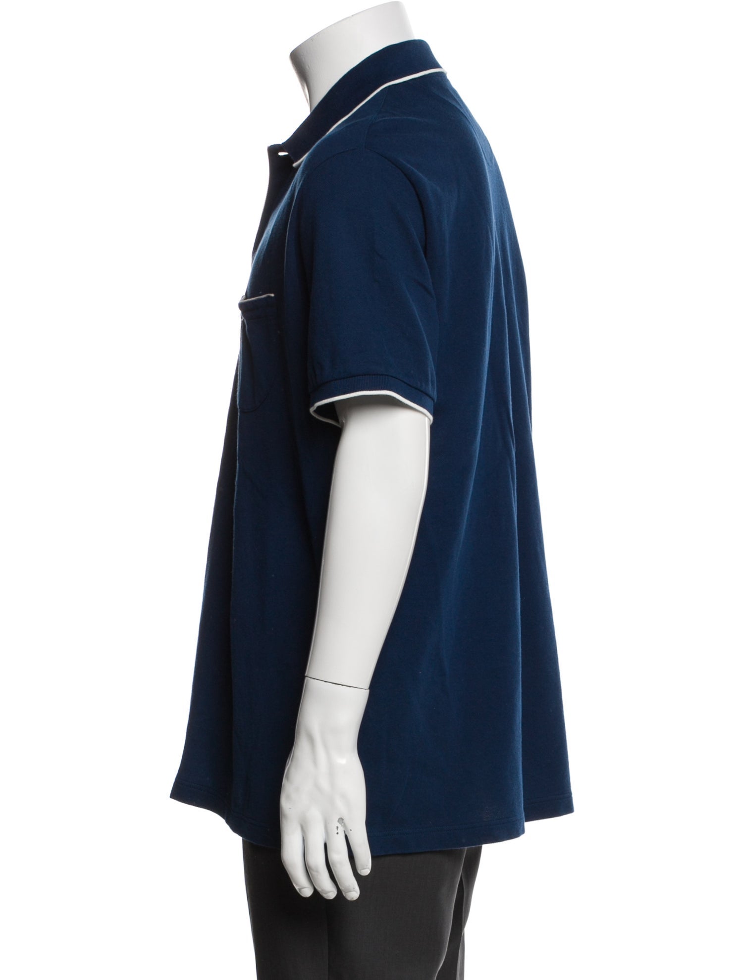 Loro Piana Collar Short Sleeve Polo Shirt