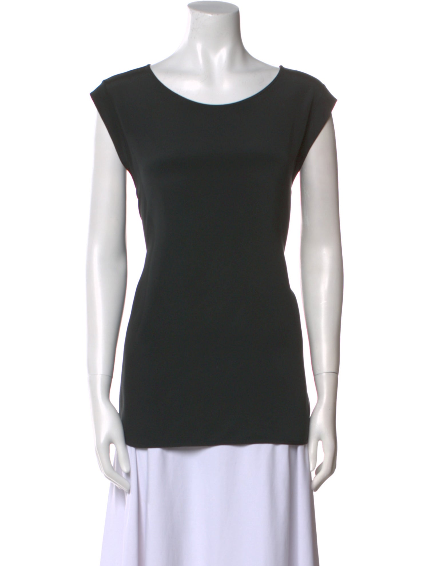 Loro Piana Silk Scoop Neck T-Shirt